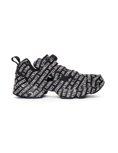 Черные кроссовки Reebok Insta Pump с лого Vetements