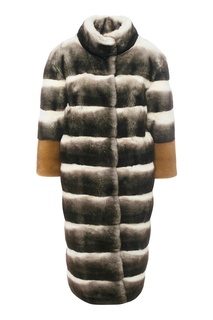 Пальто с контрастным дизайном Color Temperature