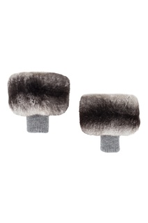 Серые меховые манжеты Color Temperature