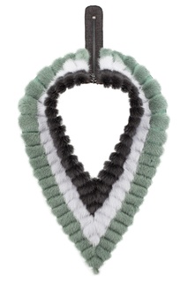 Цветной меховой воротник Color Temperature