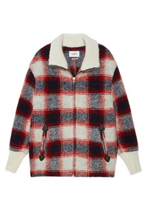 Пальто в клетку Gimo Isabel Marant