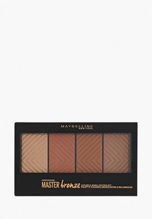 Палетка для лица Maybelline New York Бронзовая для контурирования "Master Bronze", оттенок 30, 13,5 гр