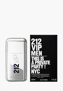 Туалетная вода Carolina Herrera 212 Vip Men 50 мл