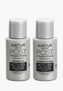 Набор для ухода за волосами Kativa IRON FREE для выпрямления "Уход" для тусклых волос