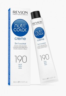 Маска для волос Revlon Professional NUTRI COLOR для тонирования волос, 190 синий, 100 мл