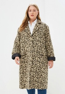 Пальто LOST INK PLUS COAT IN LEOPARD PRINT