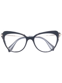 очки в оправе 'кошачий глаз' Miu Miu Eyewear