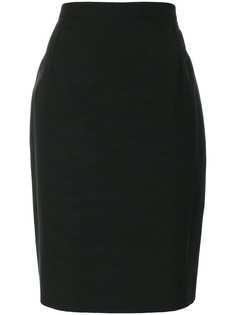 прямая юбка миди Yves Saint Laurent Vintage