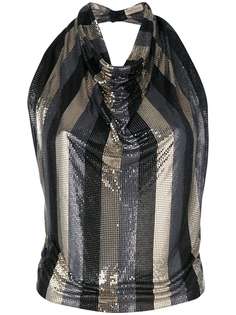 блузка 'Oroton' с открытой спиной Versace Vintage