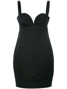 коктейльное платье в рубчик Versace Vintage