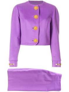 классический костюм с юбкой Versace Vintage