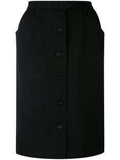 юбка с пуговицами Yves Saint Laurent Vintage