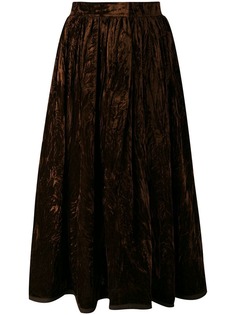 бархатная юбка Yves Saint Laurent Vintage