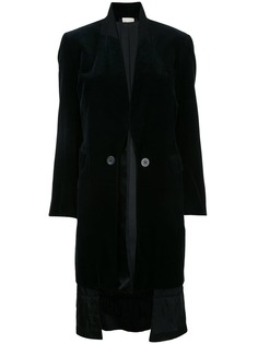 бархатное двухстороннее пальто Comme Des Garçons Vintage