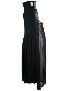 платье на одно плечо с геометрической панелью Comme Des Garçons Vintage