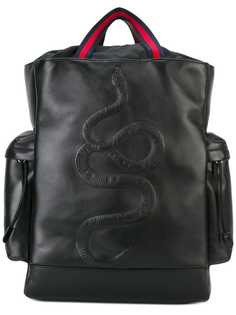 рюкзак с вышивкой змеи Gucci