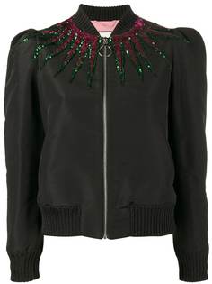 жакет с отделкой пайетками Gucci