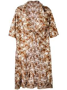 легкое вышитое пальто Comme Des Garçons Vintage