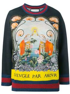 толстовка 'L'Aveugle Par Amour' Gucci