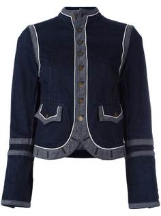 приталенный джинсовый пиджак Jean Paul Gaultier Vintage