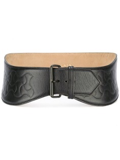 широкий тисненый пояс Alaïa Vintage