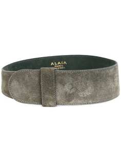 широкий замшевый ремень Alaïa Vintage