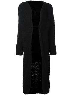 длинное трикотажное пальто Yohji Yamamoto Vintage