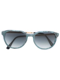 солнцезащитные очки с мраморным узором Yves Saint Laurent Vintage