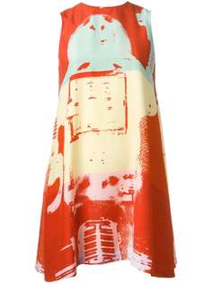 платье с графическим принтом Stephen Sprouse Vintage