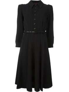 платье в тонкую полоску с поясом Jean Paul Gaultier Vintage