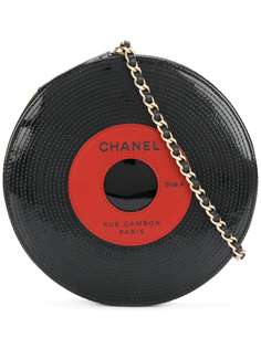 сумка на плечо в виде виниловой пластинки Chanel Vintage