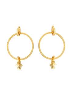 серьги кольцами Medusa Versace