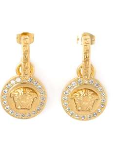 серьги-подвески с Медузой Versace
