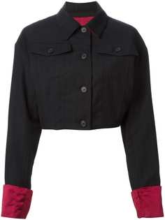 укороченная куртка в тонкую полоску Dolce & Gabbana Vintage
