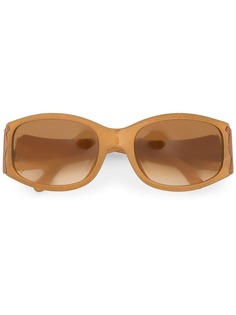 овальные солнечные очки Christian Dior Vintage