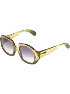 двухцветные солнцезащитные очки Christian Dior Vintage