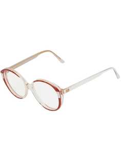 прозрачные овальные очки Balenciaga Vintage