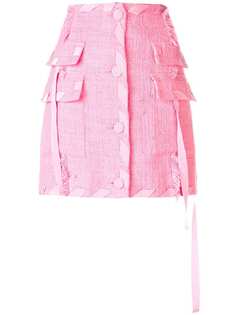 юбка-мини с карманами-карго MSGM