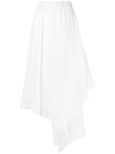 асимметричная юбка миди Balossa White Shirt