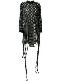 платье-толстовка с вырезными деталями и декоративными кисточками Alyx