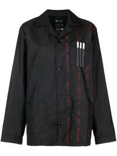 парусиновая куртка с рисунком из надписей Adidas Originals By Alexander Wang