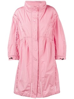 плащ на пуговицах с вышивкой Ermanno Scervino