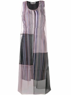 прозрачное платье в стиле пэчворк Sportmax