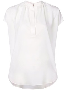 блузка с короткими рукавами и V-образным вырезом Blanca