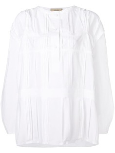 блузка с плиссированными деталями Maison Flaneur