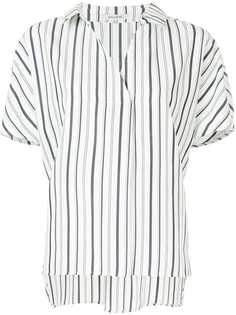 рубашка с V-образным вырезом в полоску Guild Prime