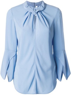блузка с воротником с узелком и вырезом "замочная скважина" Victoria Beckham