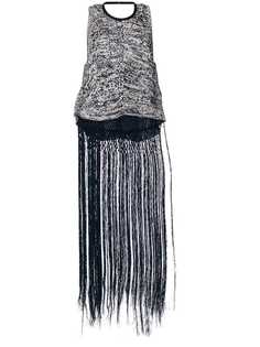 топ без рукавов с бахромой Aviù