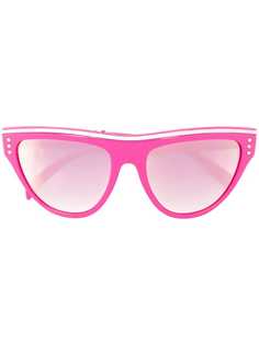солнцезащитные очки в оправе 'кошачий глаз' с логотипом Moschino Eyewear