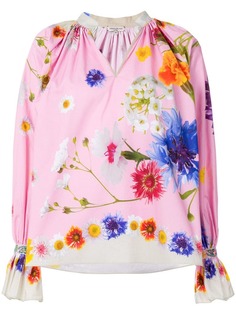 блузка с цветочным рисунком Natasha Zinko